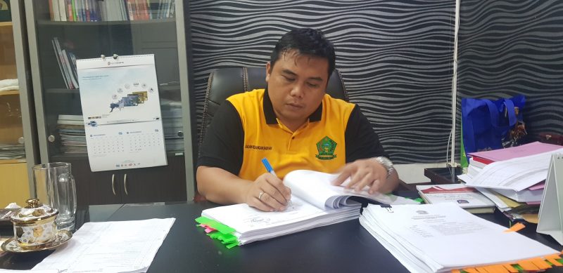 Kepala Badan Keuangan Daerah (BKD) Kabupaten Lebong Erik Rosadi SSTP MSi
