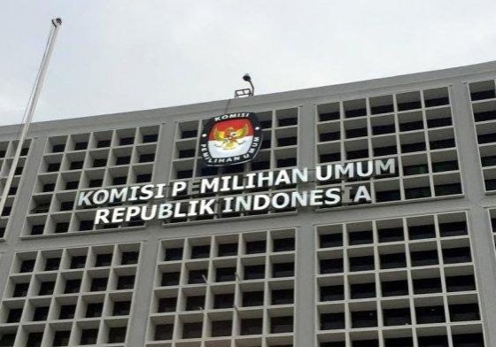 Komisi Pemilihan Umum (KPU) Republik Indonesia resmi menetapkan nama-nama calon Komisioner KPU terpilih di 48 kabupaten/kota se Indonesia. Tampak gedung KPU RI di Jakarta (Foto : ist/net)
