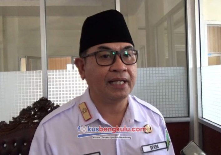 Sekretaris Daerah (Sekda) Kabupaten Lebong H Mustarani Abidin SH MSi 
